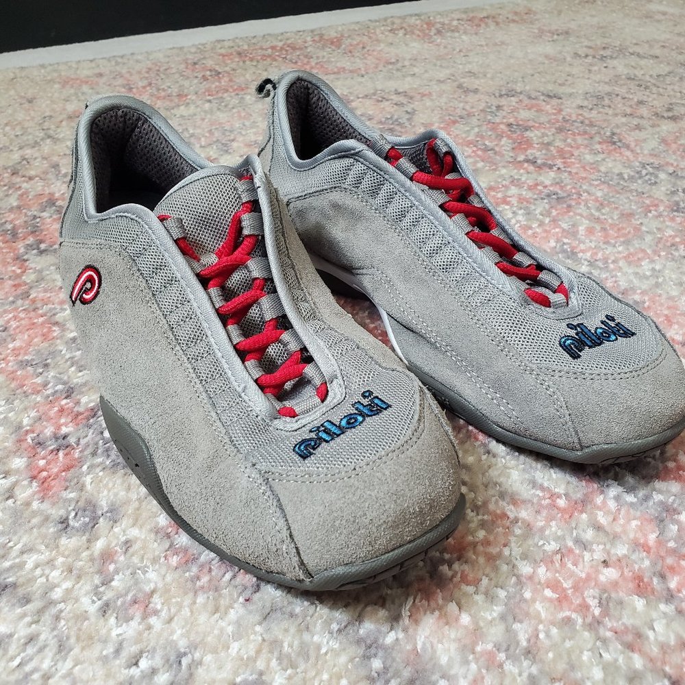 Piloti Spyder-S1 Driving Shoes Gray/White~Sz 10.5